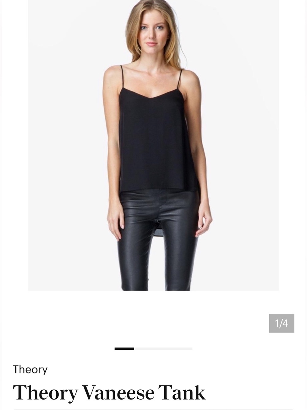Perfect Summer Silk Theory Vaneese Tank